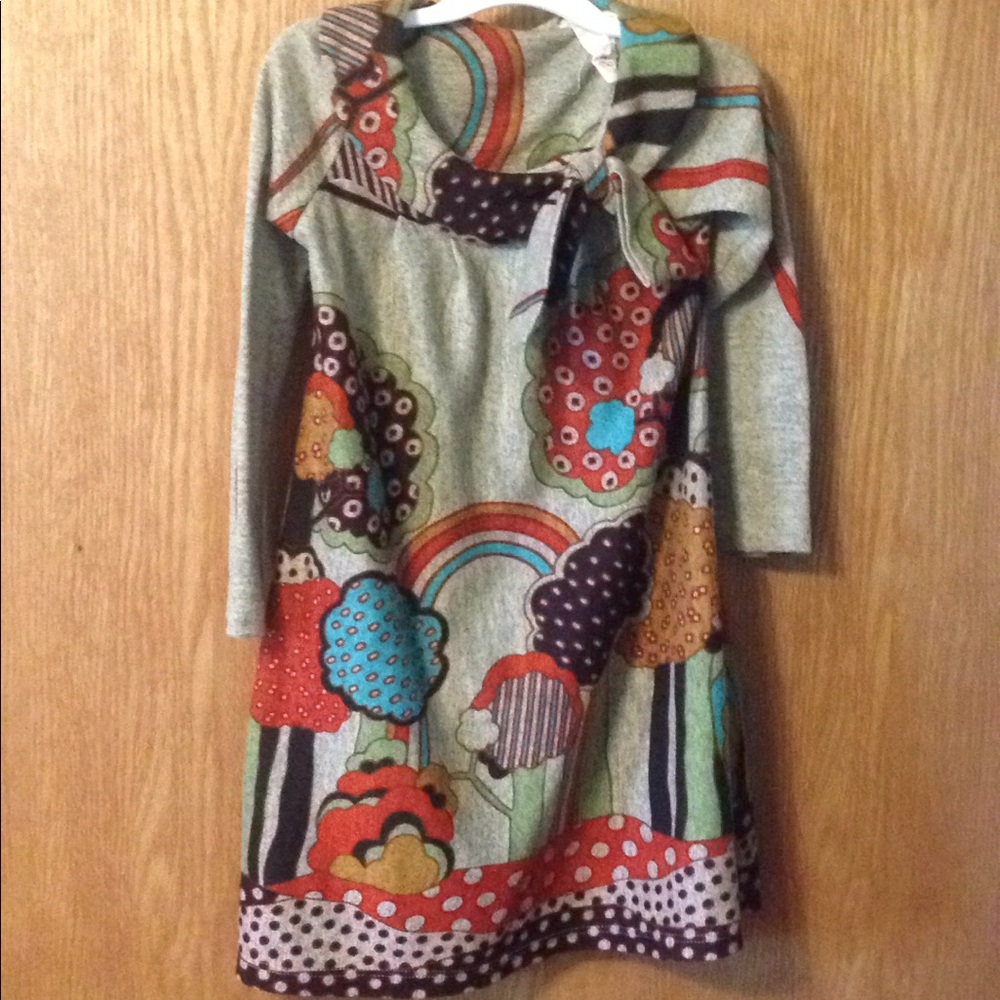 Girls size 5 retro pullover dress